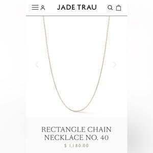 Jade Trau 18k 18" Chain Necklace No. 40